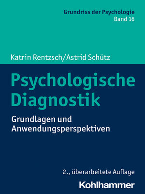 cover image of Psychologische Diagnostik